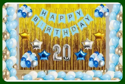 Acril Birthday Party Decoration Combo Kit