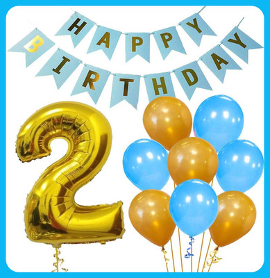 Acril Birthaday Celebration Decoration Combo(Set of 102)