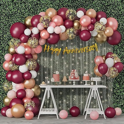 groovy dudz Anniversary Decoration items - 73 items(Set of 73)