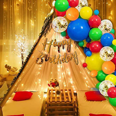 BBG BBG_Printed Happy Birthday Decoration kit Combo - 26 Pcs for Birthday Decor(Set of 26)