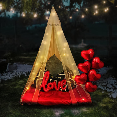 ARV Romantic Decoration Items For Couples For Anniversary(Set of 13)