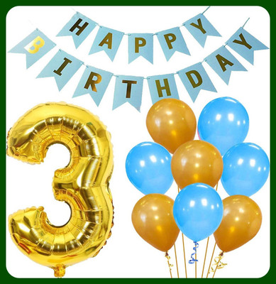 Acril Birthday Party Decoration Combo Kit(Set of 102)