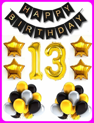 Acril Birthay Decorations Combo set(Set of 107)