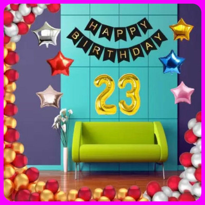 Acril Birthay Decorations Combo set