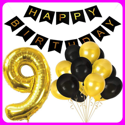 Acril Birthay Decorations Combo set(Set of 52)