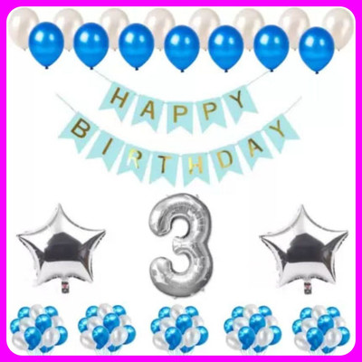 Acril Birthay Decorations Combo set