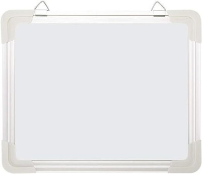 Eclet Non Magnetic 1 X 1 feet Double Sided Board,Marker and Chalk Surface Board White board(29 cm x 29 cm)