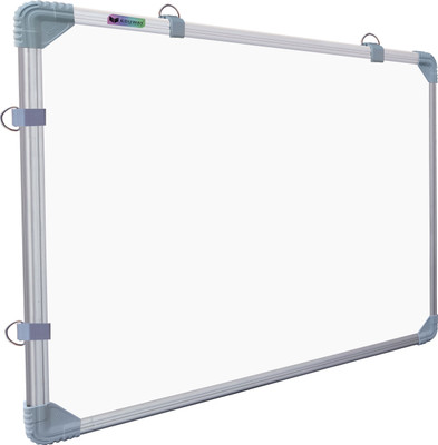 Eduway (PAck Of 1) Non Magnetic 2x1.5 Ft Whiteboards With Back Side Chalk Green Board Surface Have A Premium Quality White Sheet Board, Can Be USed For Writing On Both Side, Aluminium Frame White, Green board(45 cm x 60 cm) Eduway (PAck Of 1) Non Magnetic 2x1.5 Ft Whiteboards With Back Side Chalk Green Board Surface Have A Premium Quality White Sheet Board, Can Be USed For Writing On Both Side, Aluminium Frame White, Green board(45 cm x 60 cm)