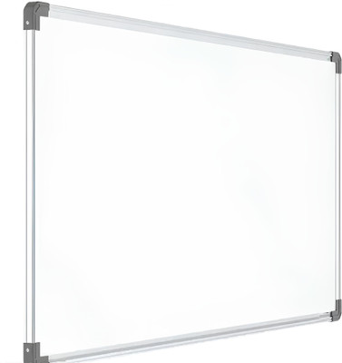 NorthWood Non-Magnetic 3x4 Feet White Board & Chalk board With Duster and Markers-01 White board(120 cm x 90 cm)
