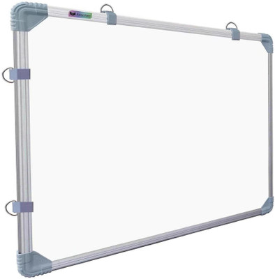 Eduway Premium Quality (PAck Of 1) Non Magnetic 2x1.5 Feet Marker Whiteboards With Back Side Chalk Board Surface (White & Green) Can Be Used With Both Chalk And Marker White board(600 mm x 450 mm)