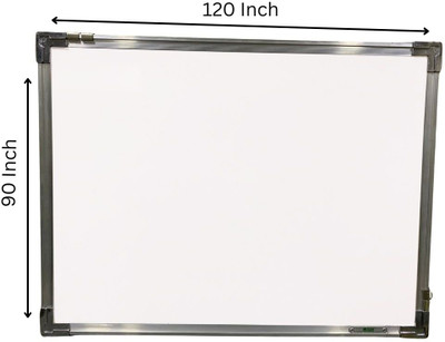 kosmosonic Non Magnetic N/A Plain 90cm x 120cm Whiteboards(White)