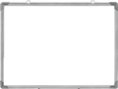 Eclet Alloy Steel, Aluminium Non Magnetic 1 X1 feet Double Sided White Board.03 White board(29 cm x 29 cm)