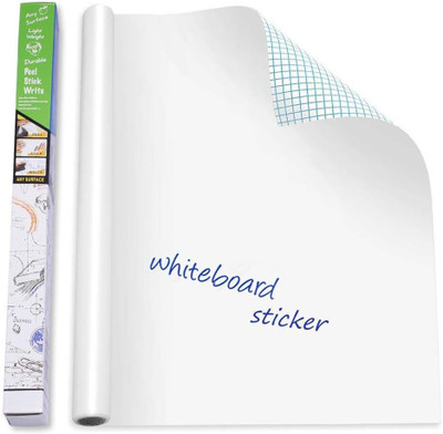 Wisdom Regular Plain 18x76 inch Whiteboards(White)