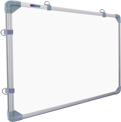 Eduway Non Magnetic 3x4 Ft. Double Sided Whiteboard and Chalkboard. |120x90 Cms White, Green board(120 cm x 90 cm)