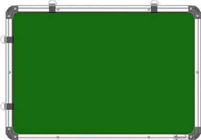 Smartix Reversible Whiteboards and Duster Combos(White, Green)