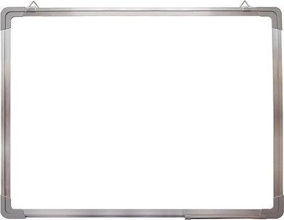 Eclet Non Magnetic 1.5 X 2 Feet Double Sided White Board .06 White board(60 cm x 43 cm)
