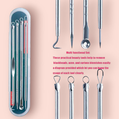 Deeparth Stainless Steel Blackhead Remover Needle(Pack of 4)