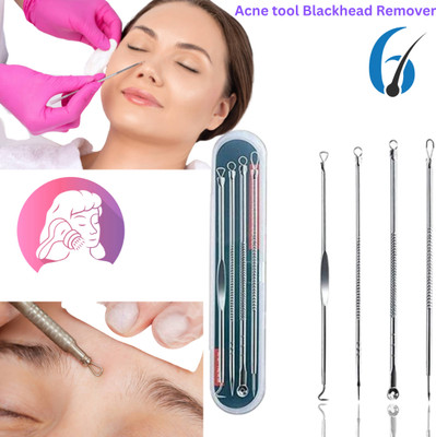GOIEZ Stainless Steel Blackhead Remover Needle(Pack of 4)