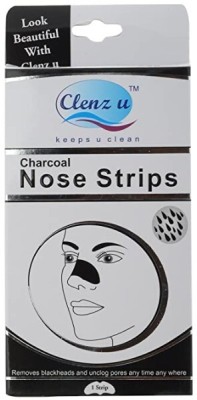 CLENZ U Charcoal Nose Strips 1s (Pack of 10Pc's)(150 g)