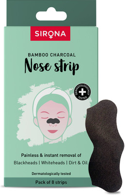 SIRONA PTFE (Non-stick) Blackhead Remover Strips(Pack of 8)