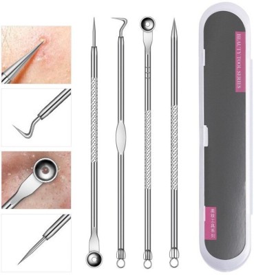 alku Stainless Steel Blackhead Remover Needle(Pack of 4)