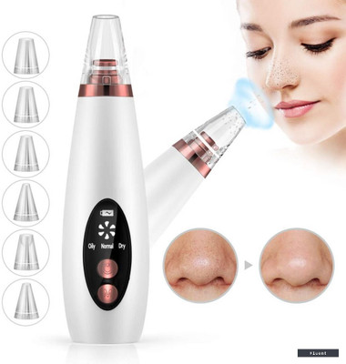 Fluent Plastic Blackhead Remover Vacuum Suction Device(Pack of 6)