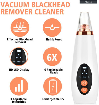 Fluent Plastic Blackhead Remover Vacuum Suction Device(Pack of 6)