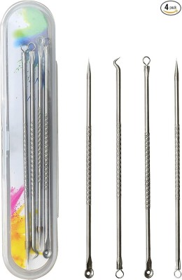 angelie Stainless Steel Blackhead Remover Needle(Pack of 4)