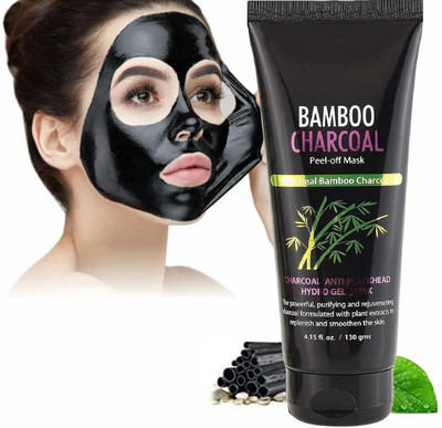 MYEONG Activated Charcoal Peel Off Mask With Charcoal & Aloevera-Anti Pollution(130 g)