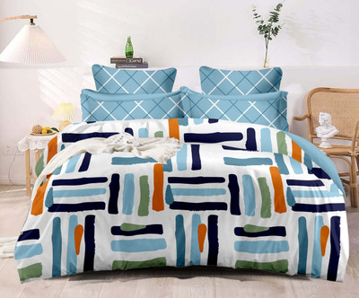 Tulip trends Geometric Single AC Blanket for  AC Room(Poly Cotton, Multicolor)