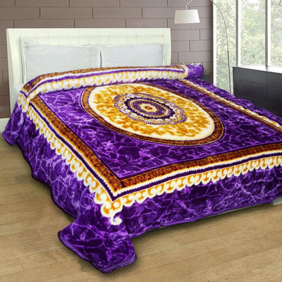 MAGICAL Printed Single Mink Blanket for  Heavy Winter(Microfiber, Printed-12)