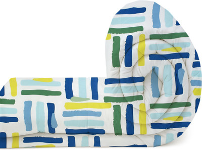 ivaza Floral King AC Blanket for  AC Room(Cotton, Green Blue)