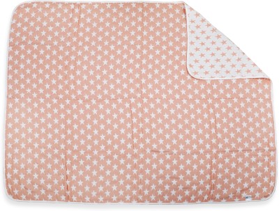 Baby Moo Printed Crib Crib Baby Blanket for  Mild Winter(Muslin, Peach)