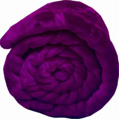 DORISTYLE Self Design Single Mink Blanket for  Heavy Winter(Microfiber, Purple)