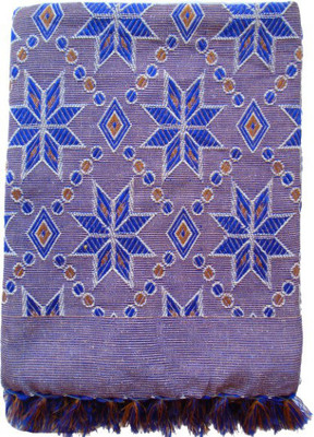 Nissi Floral Single Top Sheet for  AC Room(Polyester, Blue)