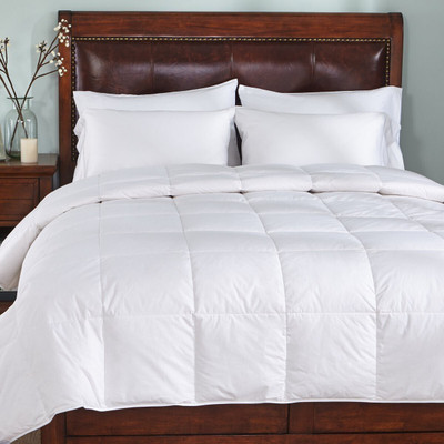 KUBER INDUSTRIES Solid Double Comforter for  Heavy Winter(Microfiber, White)