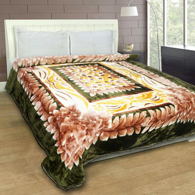 MAGICAL Printed Double Mink Blanket for  Heavy Winter(Microfiber, Printed-4)