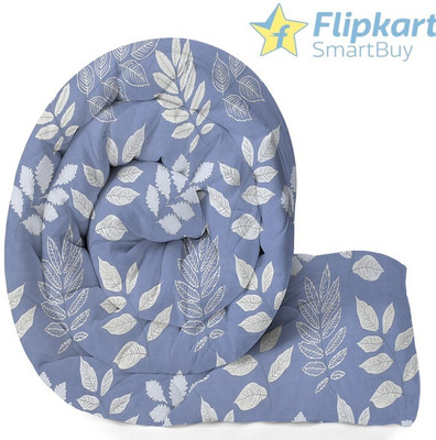 Flipkart SmartBuy Floral Single AC Blanket for  AC Room(Microfiber, Grey)