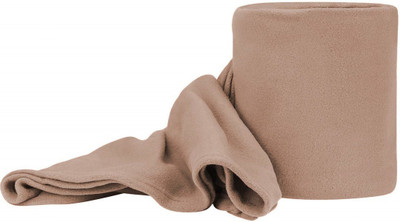 VORDVIGO Solid Single Fleece Blanket for  Mild Winter(Polyester, Beige)