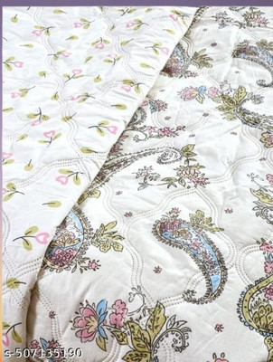 KIXTA Self Design Double Comforter for  Heavy Winter(Microfiber, Multicolor)