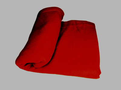 Supreme Home Collective Solid Single AC Blanket for  Mild Winter(Microfiber, Red)