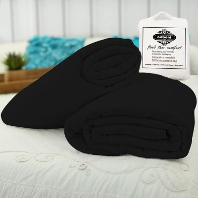 ADBENI HOME Geometric Double Comforter for  AC Room(Cotton, Dark Grey)