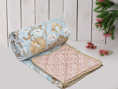 Flipkart SmartBuy Printed Single Dohar for  AC Room(Microfiber, Grey, Brown)