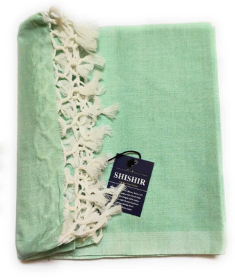 Aakriti Handloom Solid Single AC Blanket for  AC Room(Cotton, Torquoise)