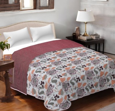 Relaxfeel Floral Double Dohar for  Mild Winter(Microfiber, Multicolor)