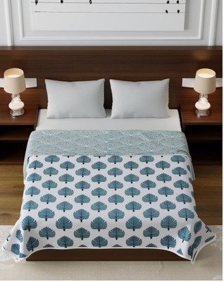 Jinaya's Floral Single Dohar for  AC Room(Cotton, Multicolor)