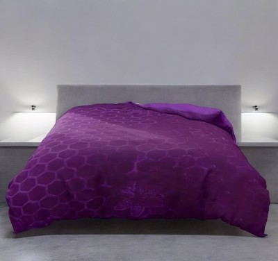 Anadhika Solid Single AC Blanket for  AC Room(Polyester, Purple)