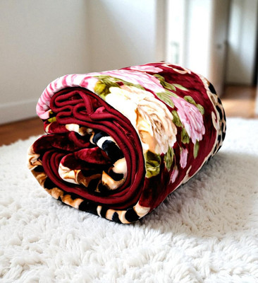 Changers Solid Single Mink Blanket for  Mild Winter(Microfiber, Multicolor)