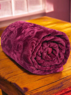 shree karni export Floral Single Mink Blanket for  AC Room(Microfiber, Multicolor)