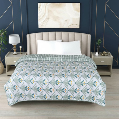 KLOTHO HOME Printed Double AC Blanket for  AC Room(Polyester, Multicolor)